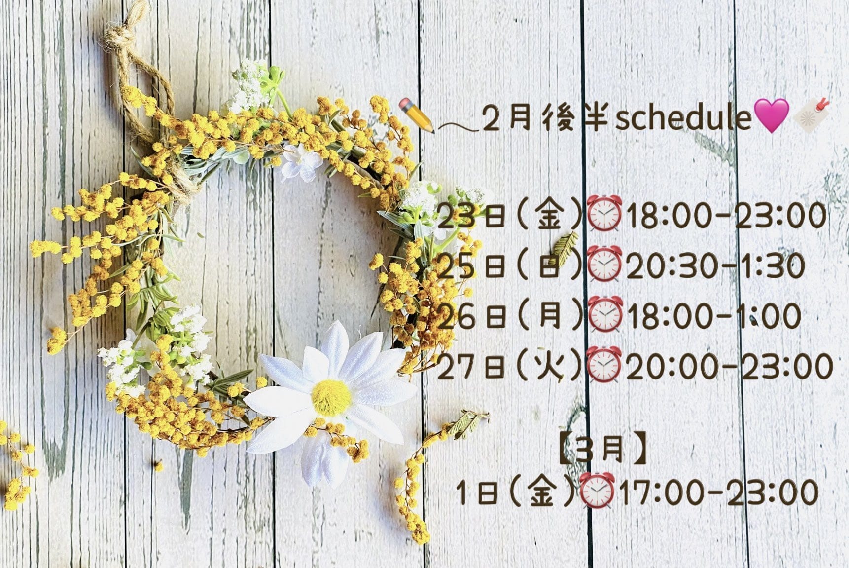 「2月後半schedule」02/23(金) 11:11 | 佐奈恵〜さなえ～の写メ日記